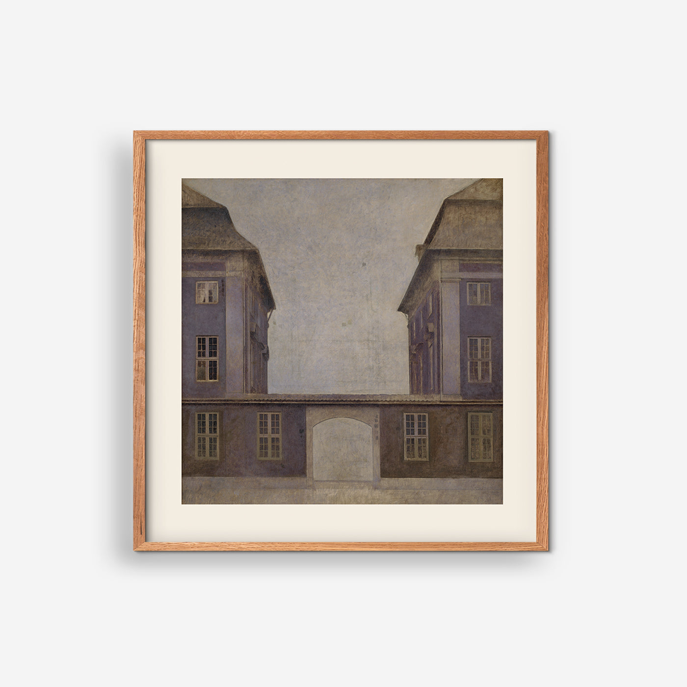 Asiatisk Compagnis bygninger, set fra St. Annæ Gade  - Vilhelm Hammershøi