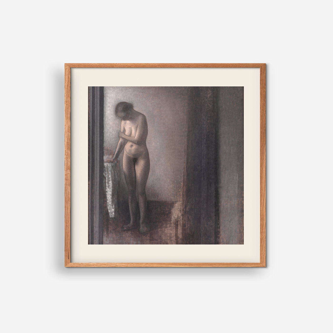 Staaende nøgen Kvinde - Vilhelm Hammershøi