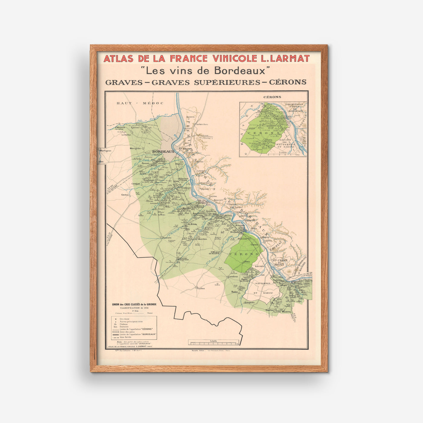 French Wine Districts - Bordeaux - Louis Larmat