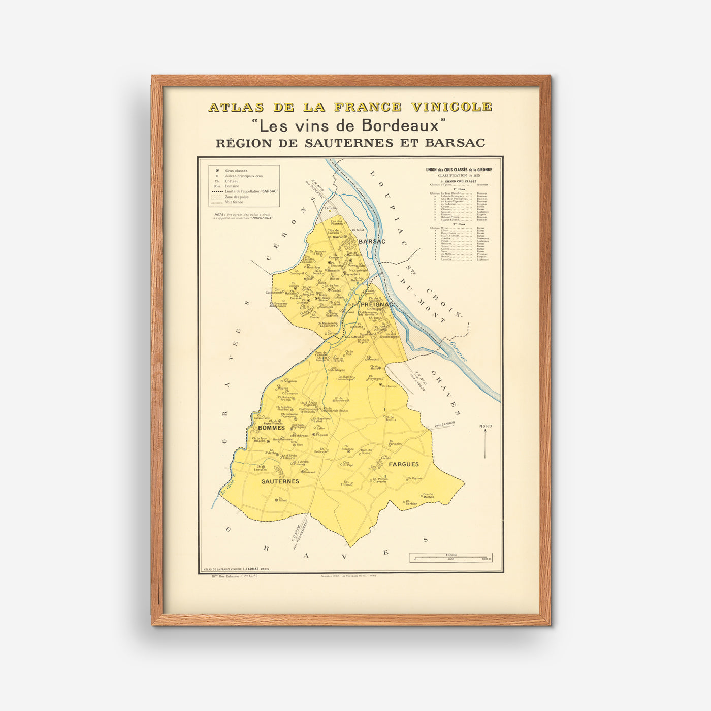 French Wine Districts - Bordeaux - Louis Larmat