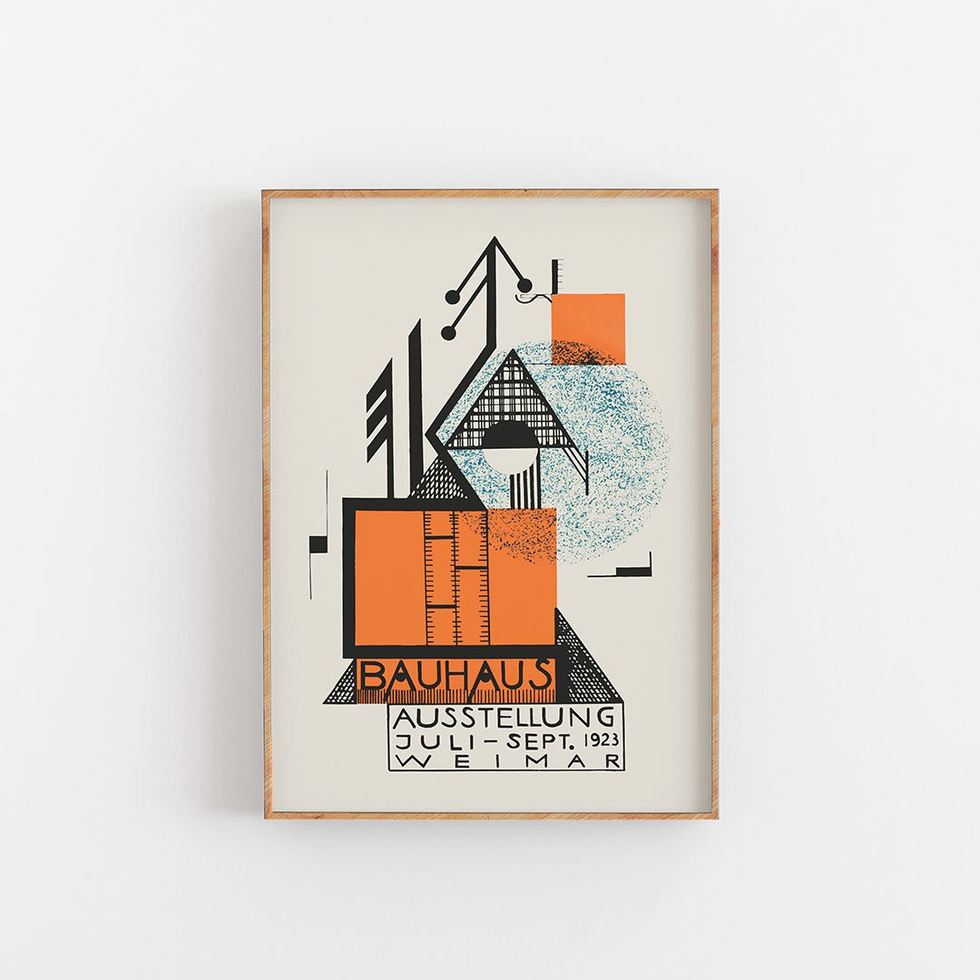 Bauhaus, weimar, art print, Kunsttryk, Konsttryck, kunsttrykk, kunstdruck, poster,  affiche, affisch