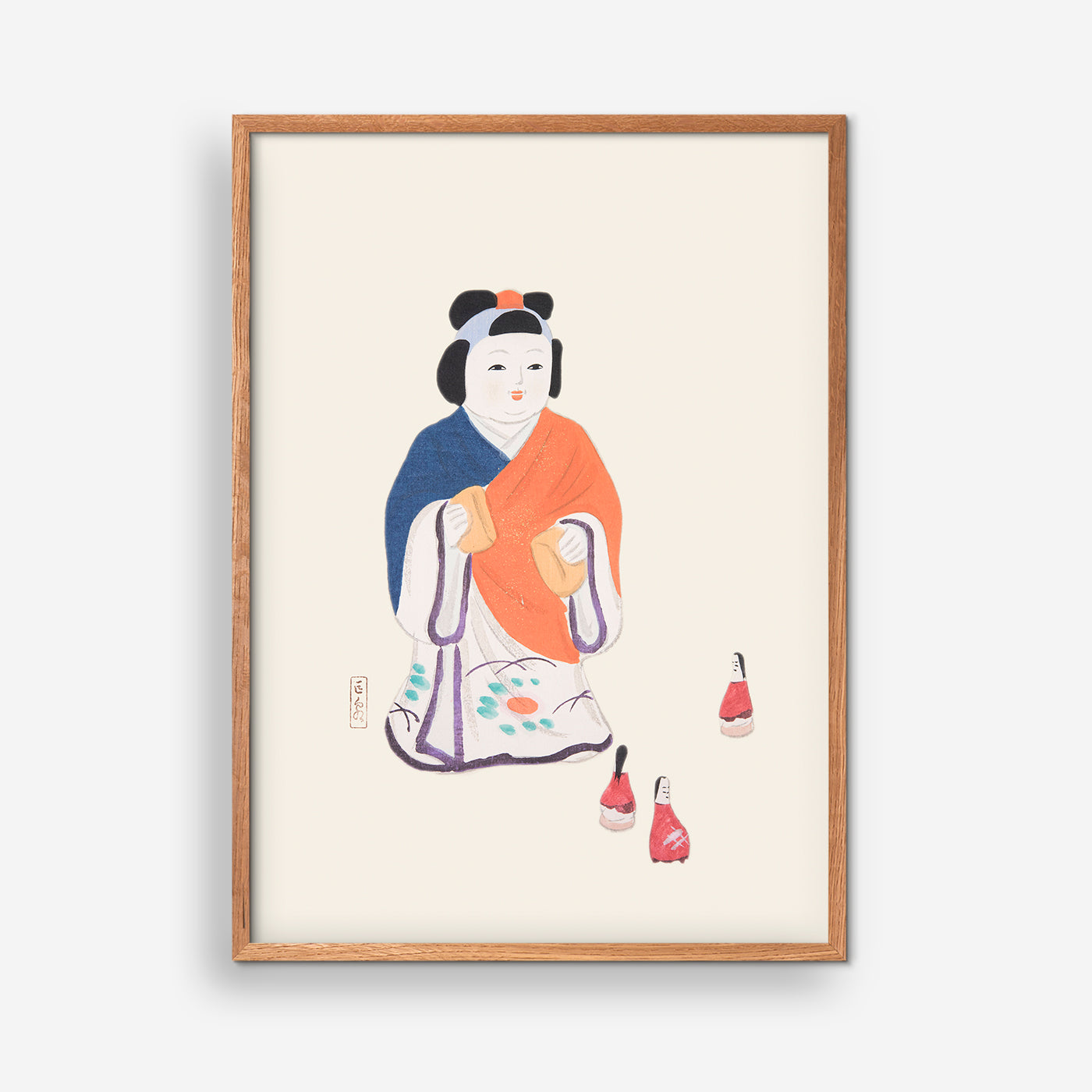 Woman  - Japanese Folk Toy