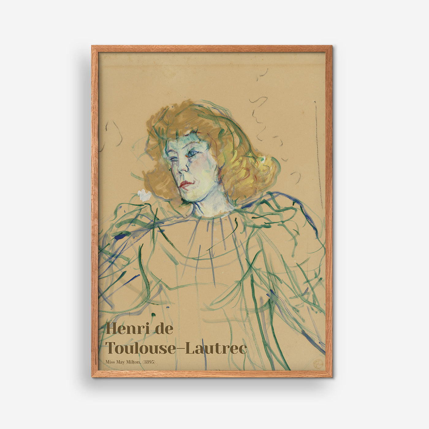 Miss May Milton  - Henri de Toulouse-Lautrec