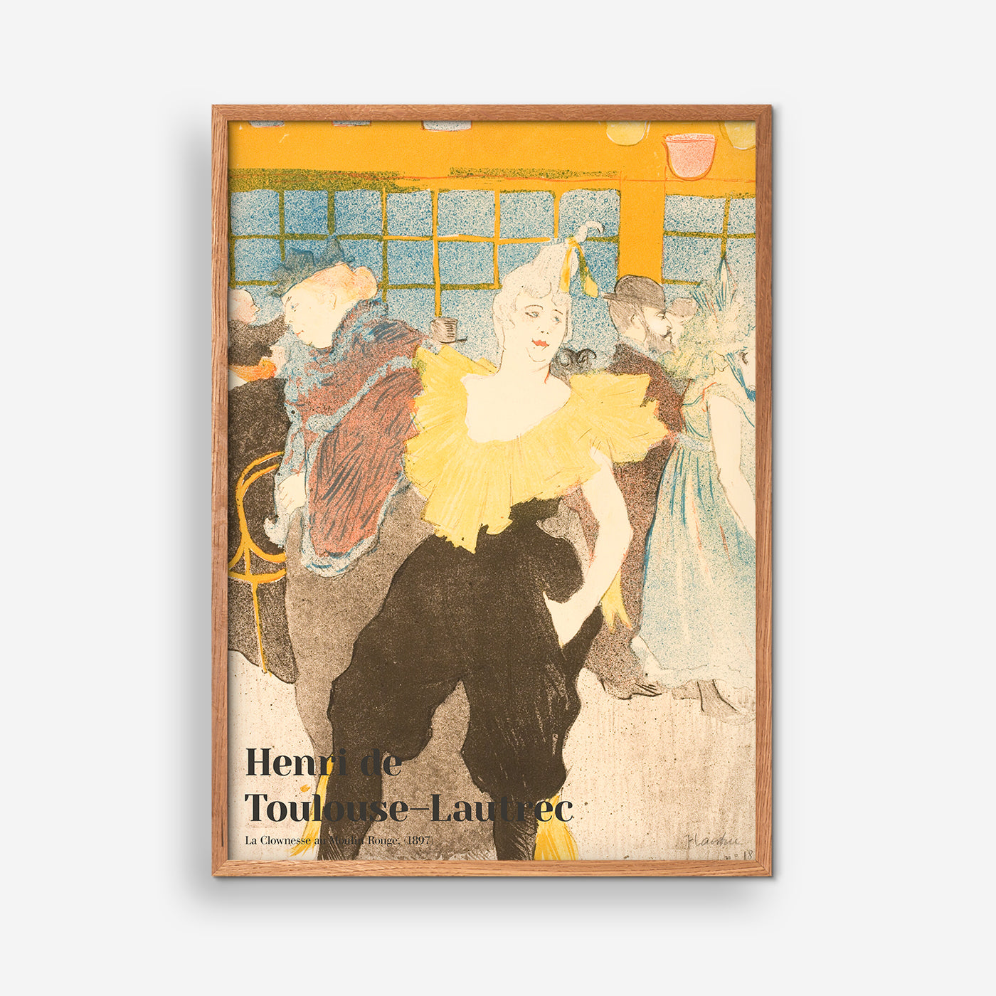 La Clownesse au Moulin Rouge  - Henri de Toulouse-Lautrec