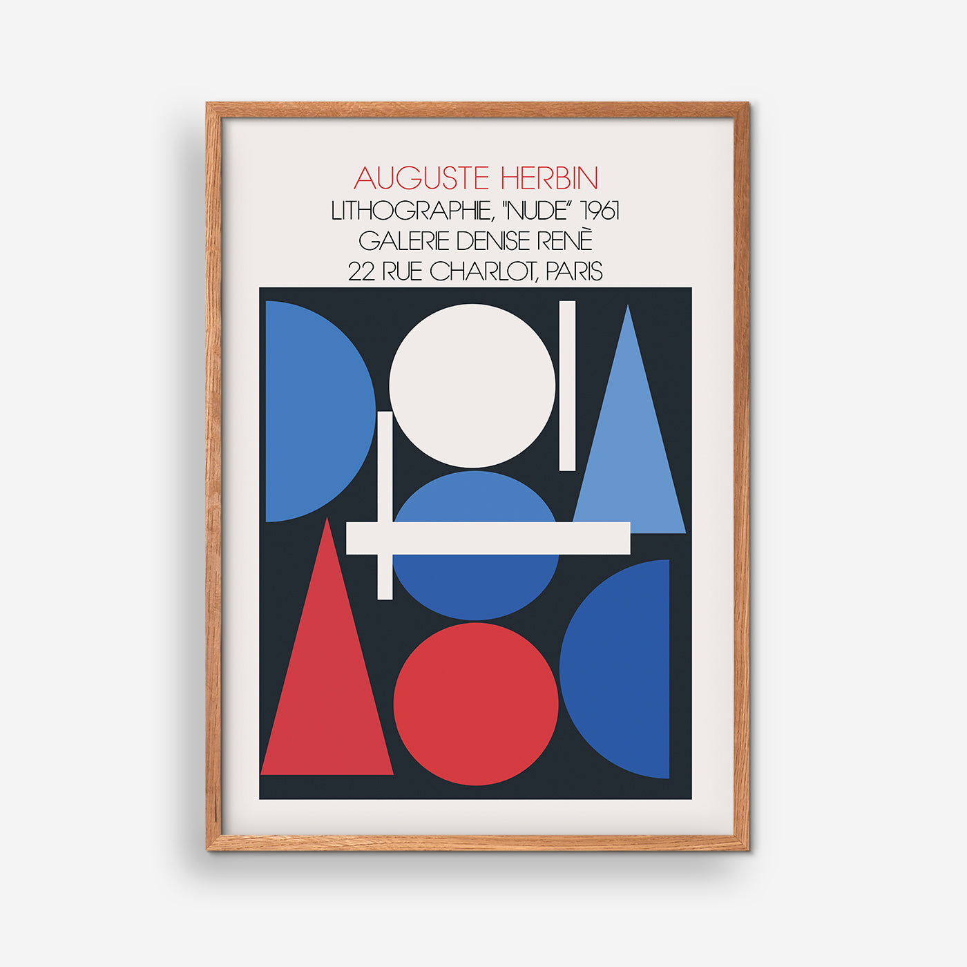 Nude 1961 - Auguste Herbin