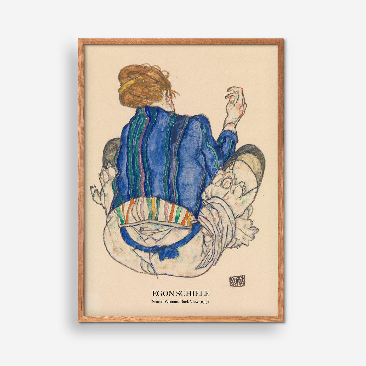 Seated Woman - Egon Schiele