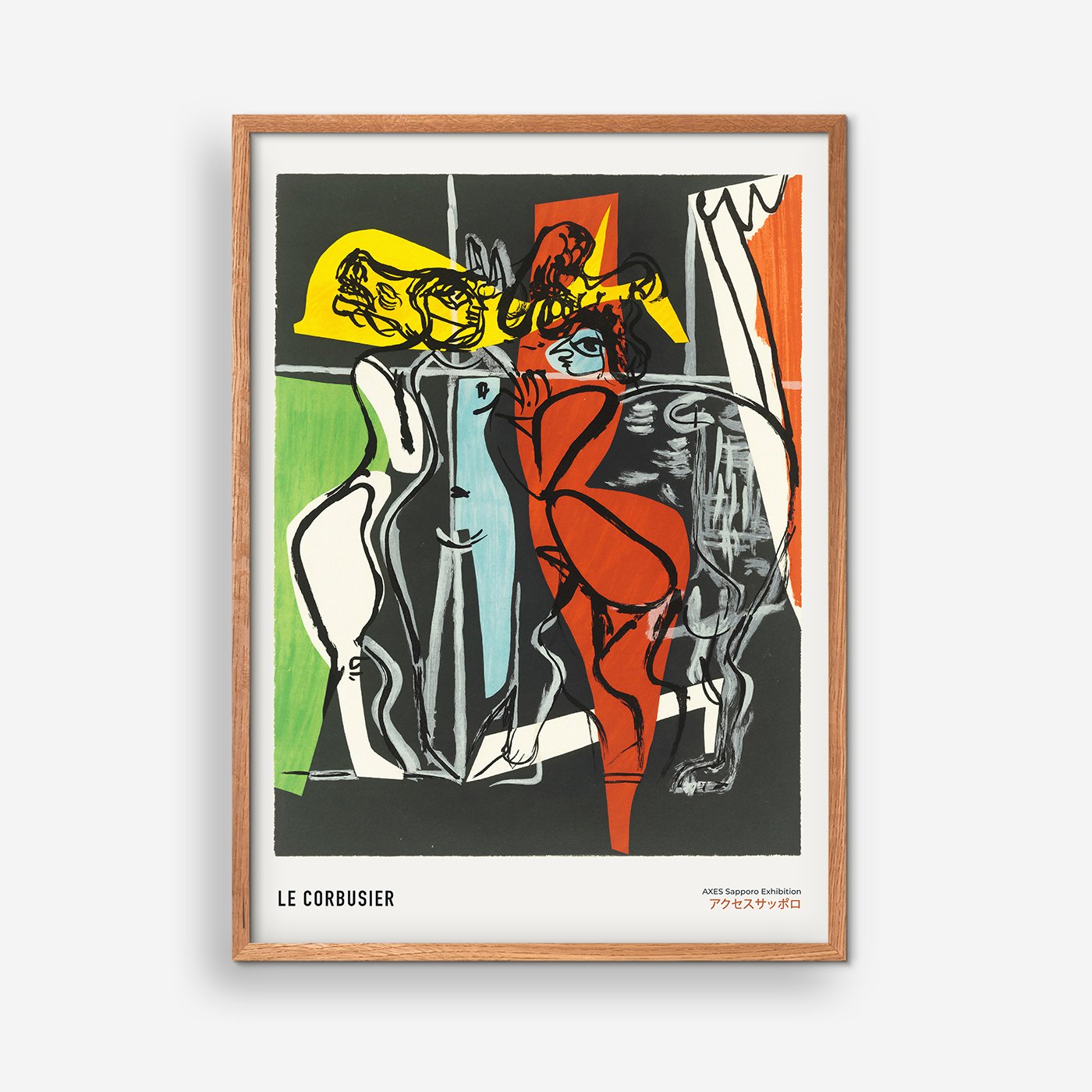 Le Corbusier A. S. Exhibition Poster 1955