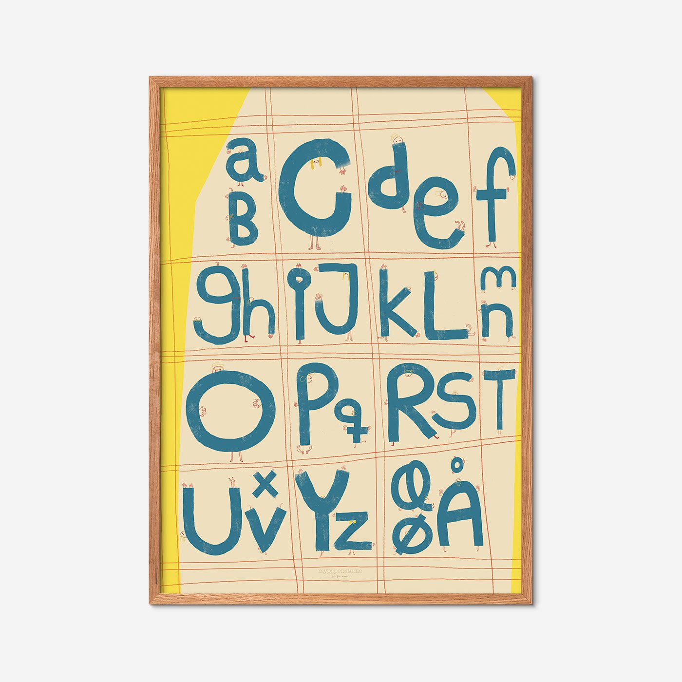 ABC - Citrus yellow - Line Risager Svendsen