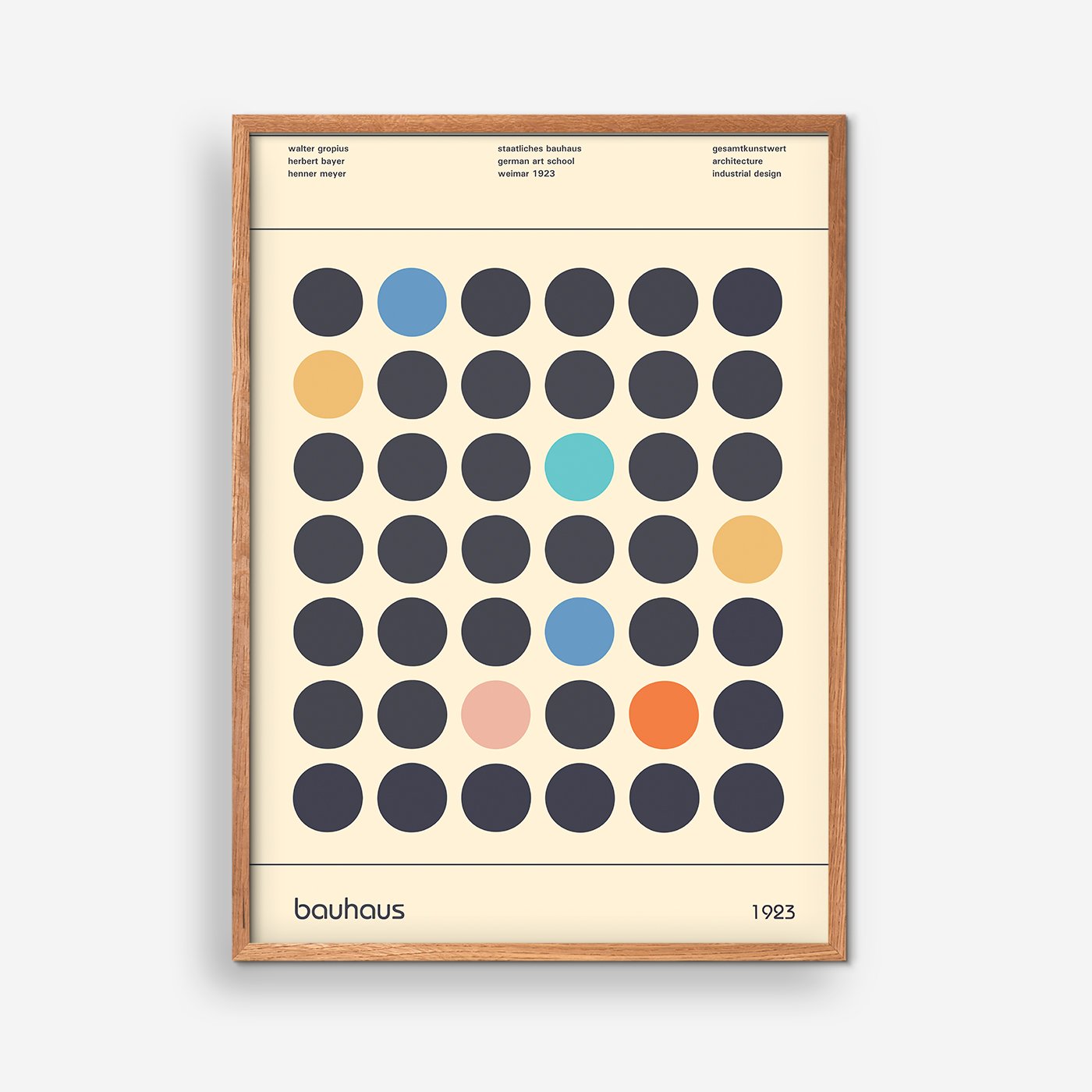 Bauhaus exhibition poster 1923
