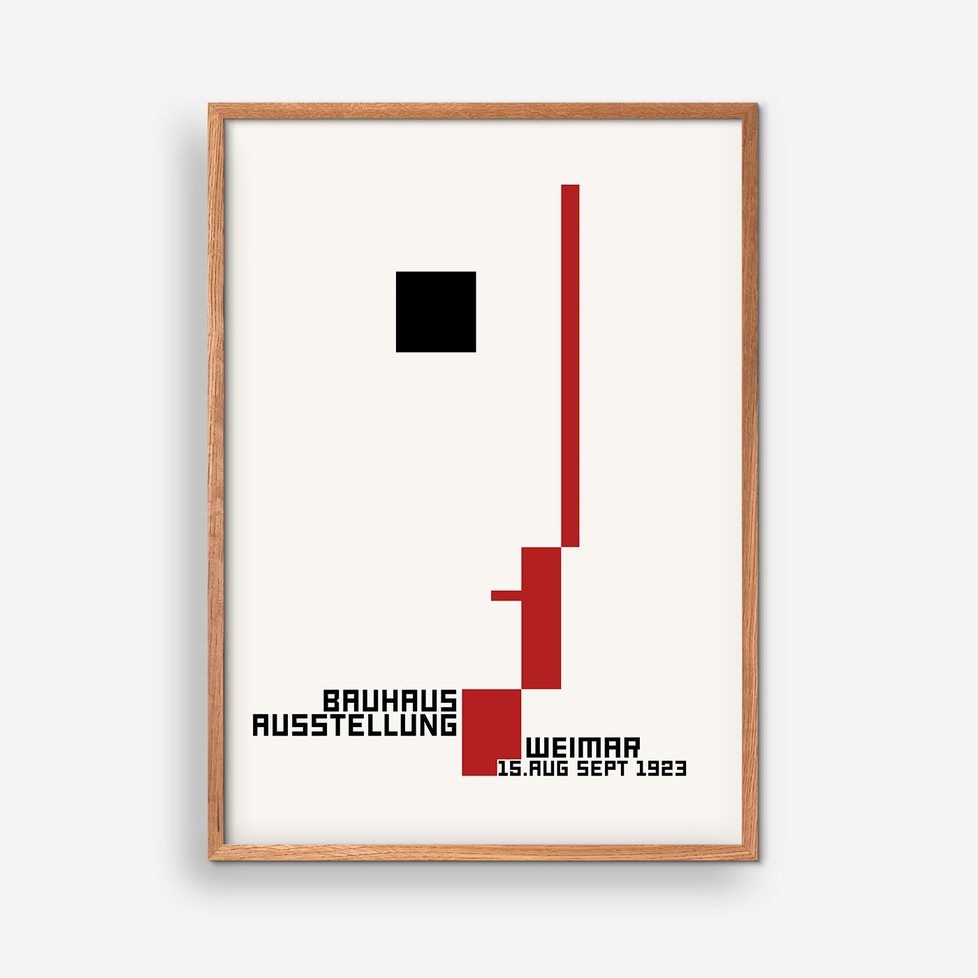 EMPTY　WALL　–　Bauhaus　Red　Ausstellung,　INT