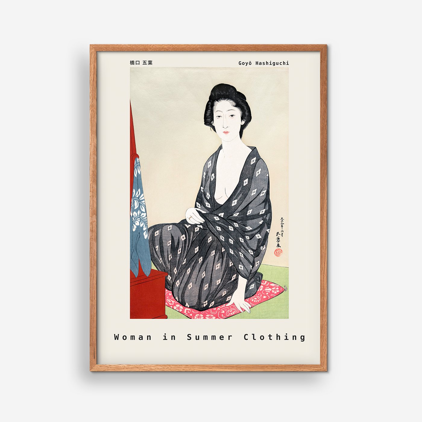 Frau in Sommerkleidung - Goyõ Hashiguchi