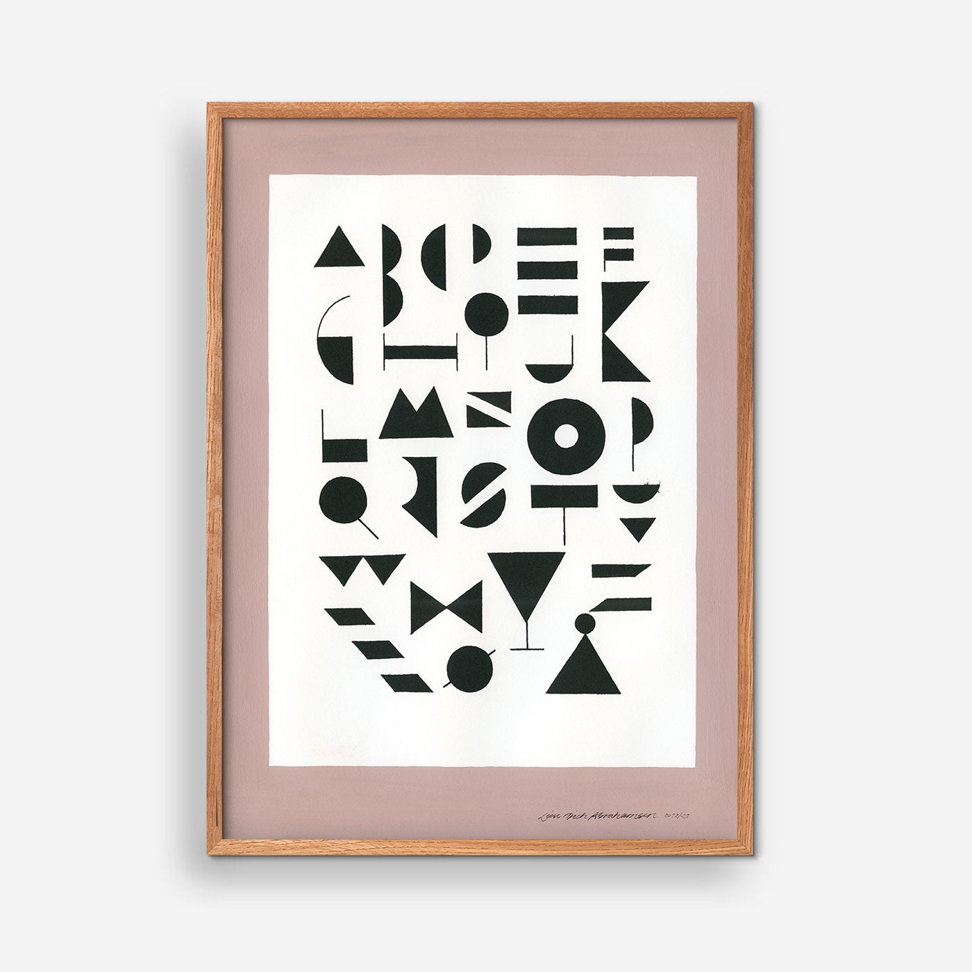 ALPHABET - MAUVE - Leise Dich Abrahamsen