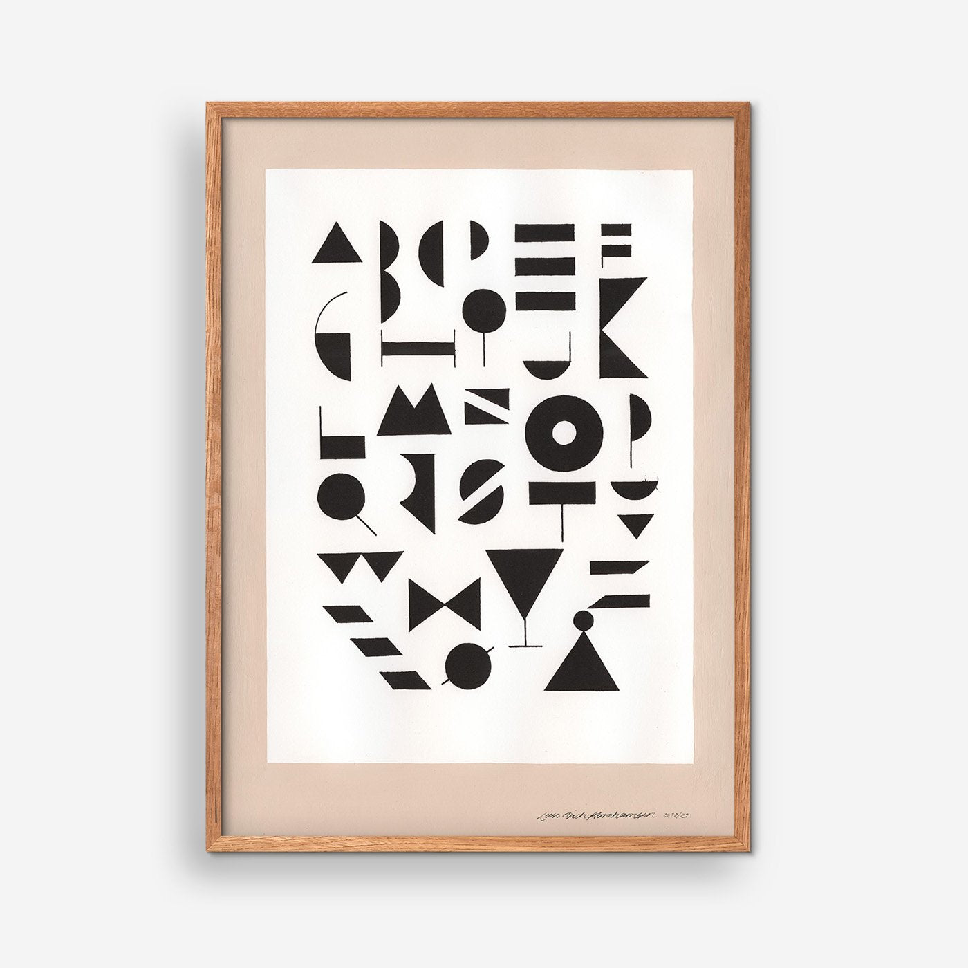 ALPHABET - SAND - Leise Dich Abrahamsen