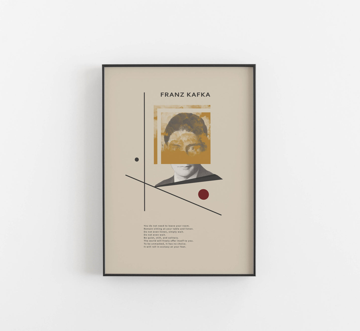 Franz Kafka Art print