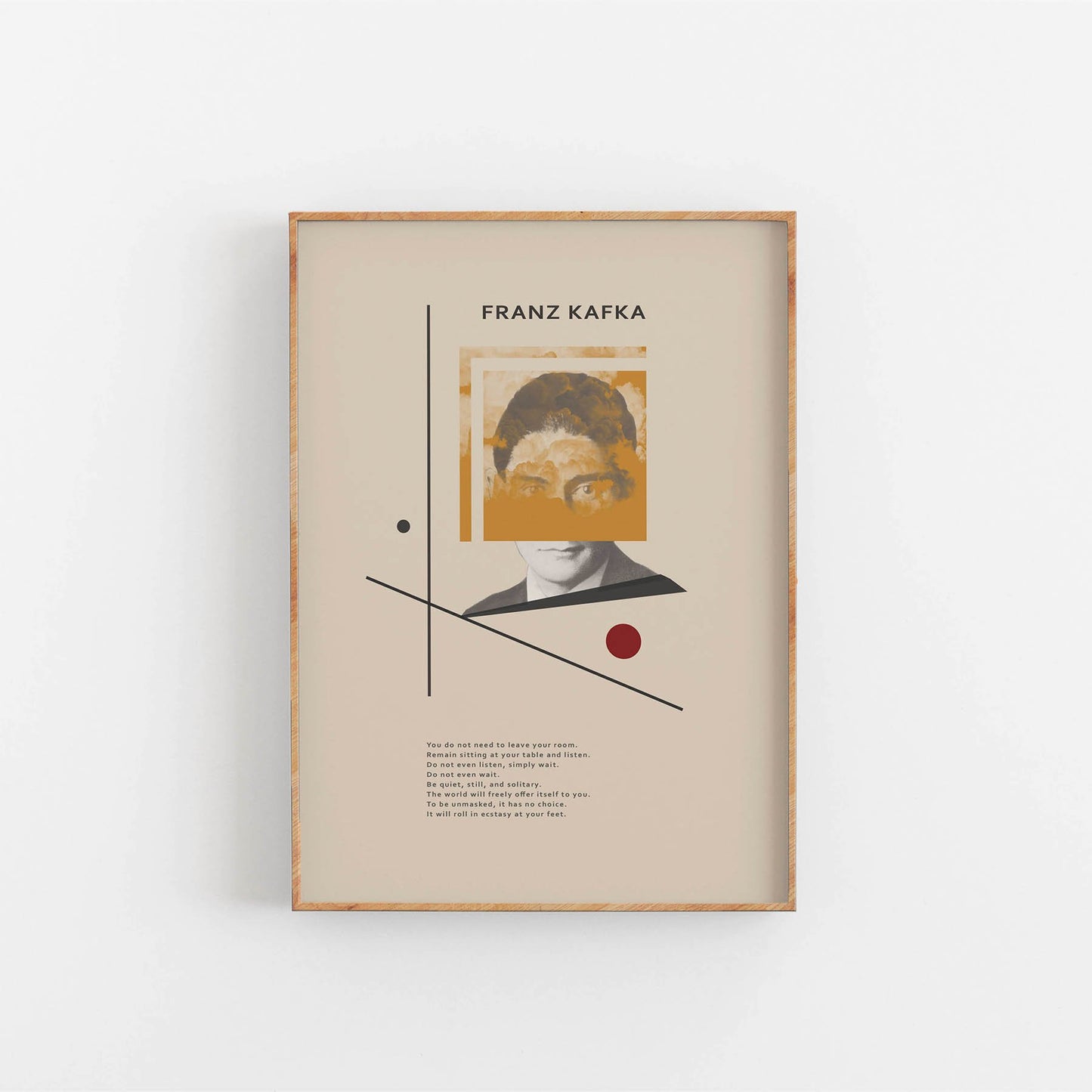 Franz Kafka Art print