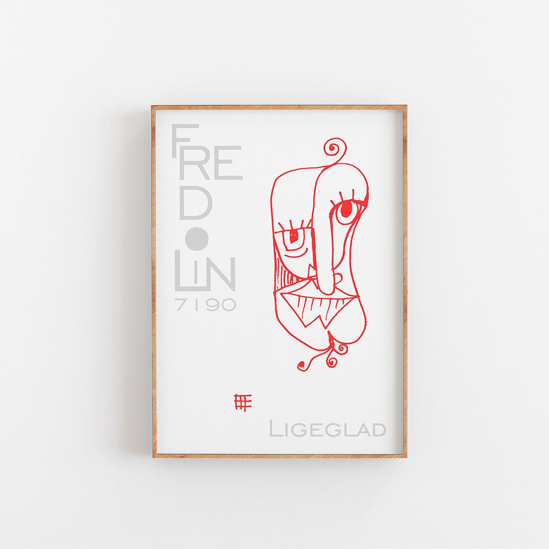Ligeglad Kunstdruck - Fredolin