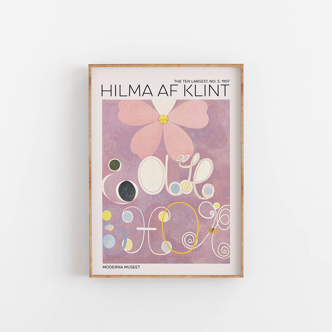 Hilma af Klint konsttryck, kusttryk, art print, poster, plakat