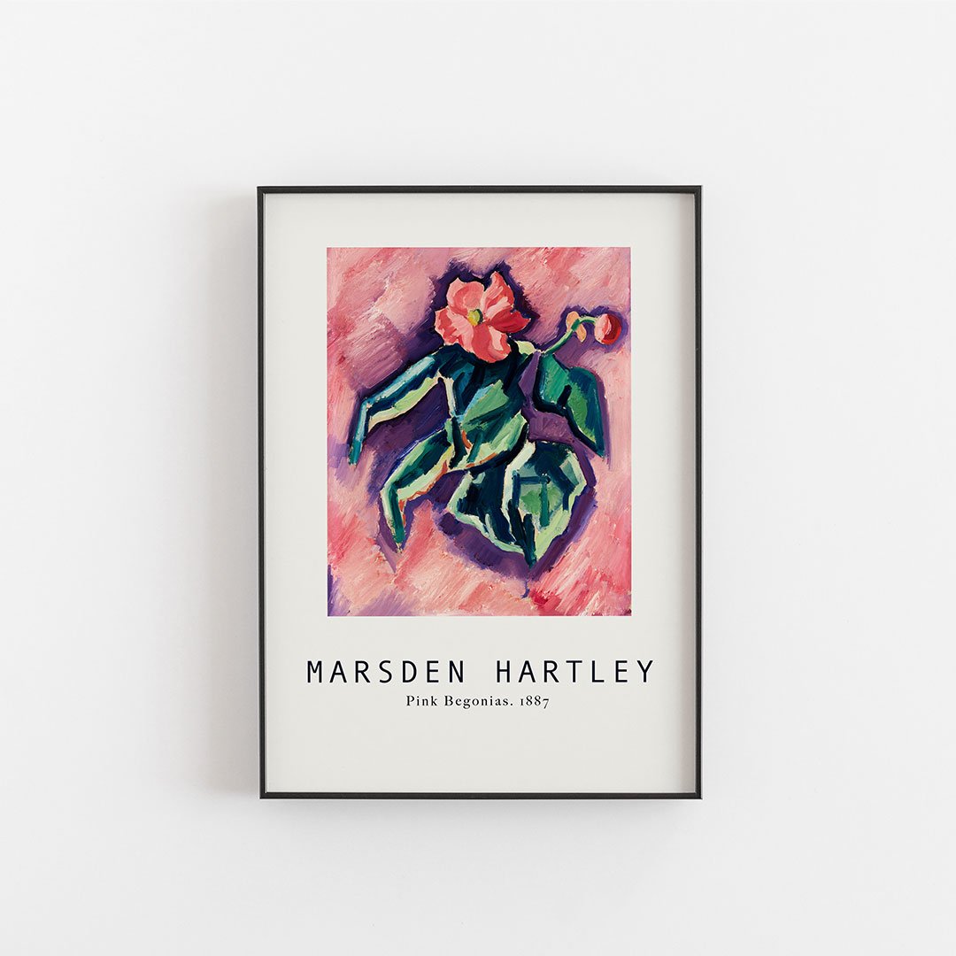 Marsden Hartley - Pink Begonias