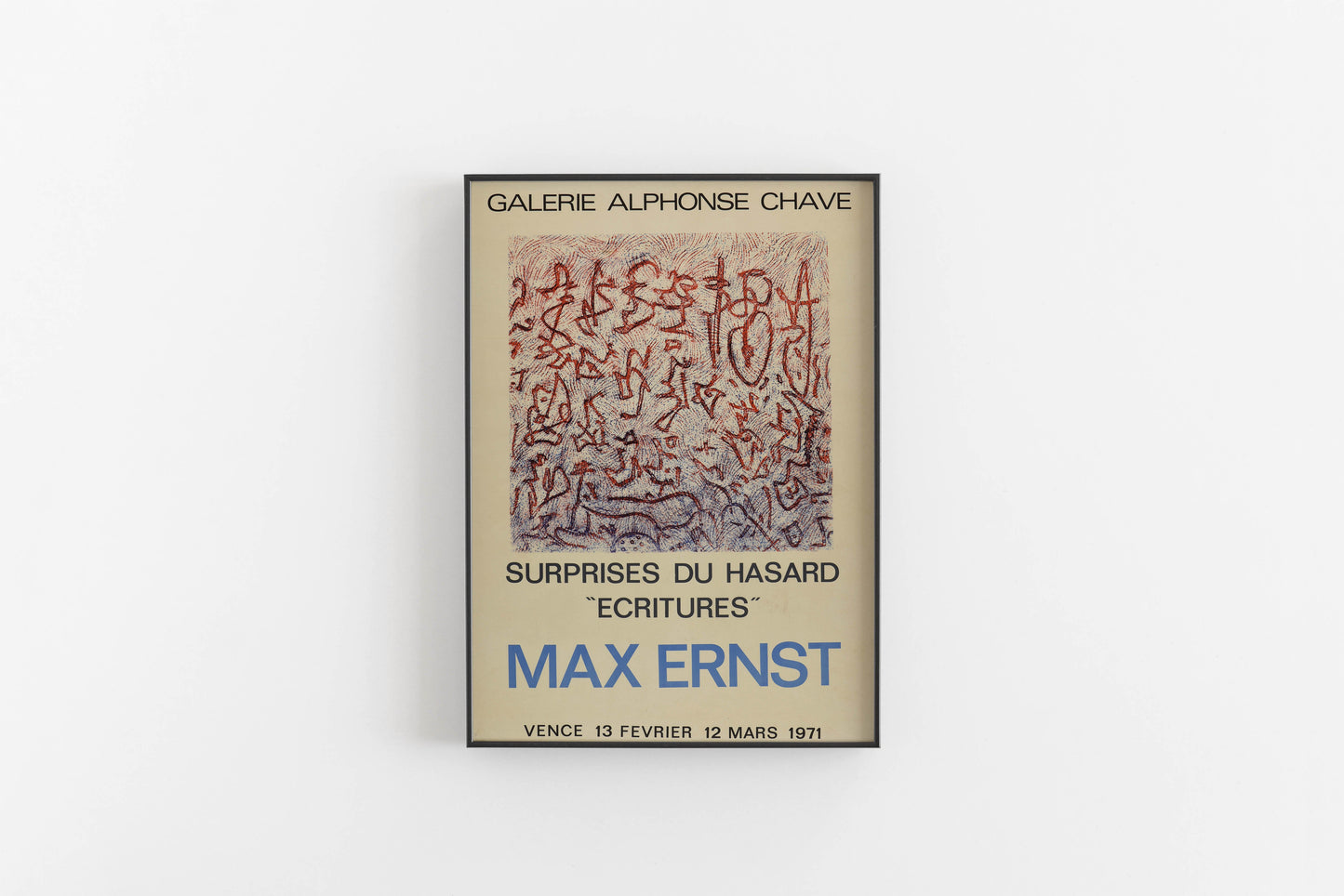Max-Ernst-Ausstellungsplakat