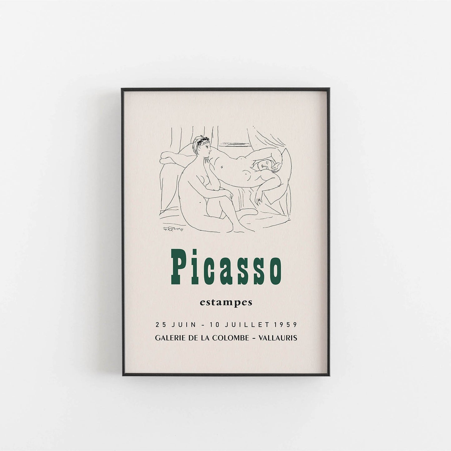 Estampes utställningsaffisch - Picasso
