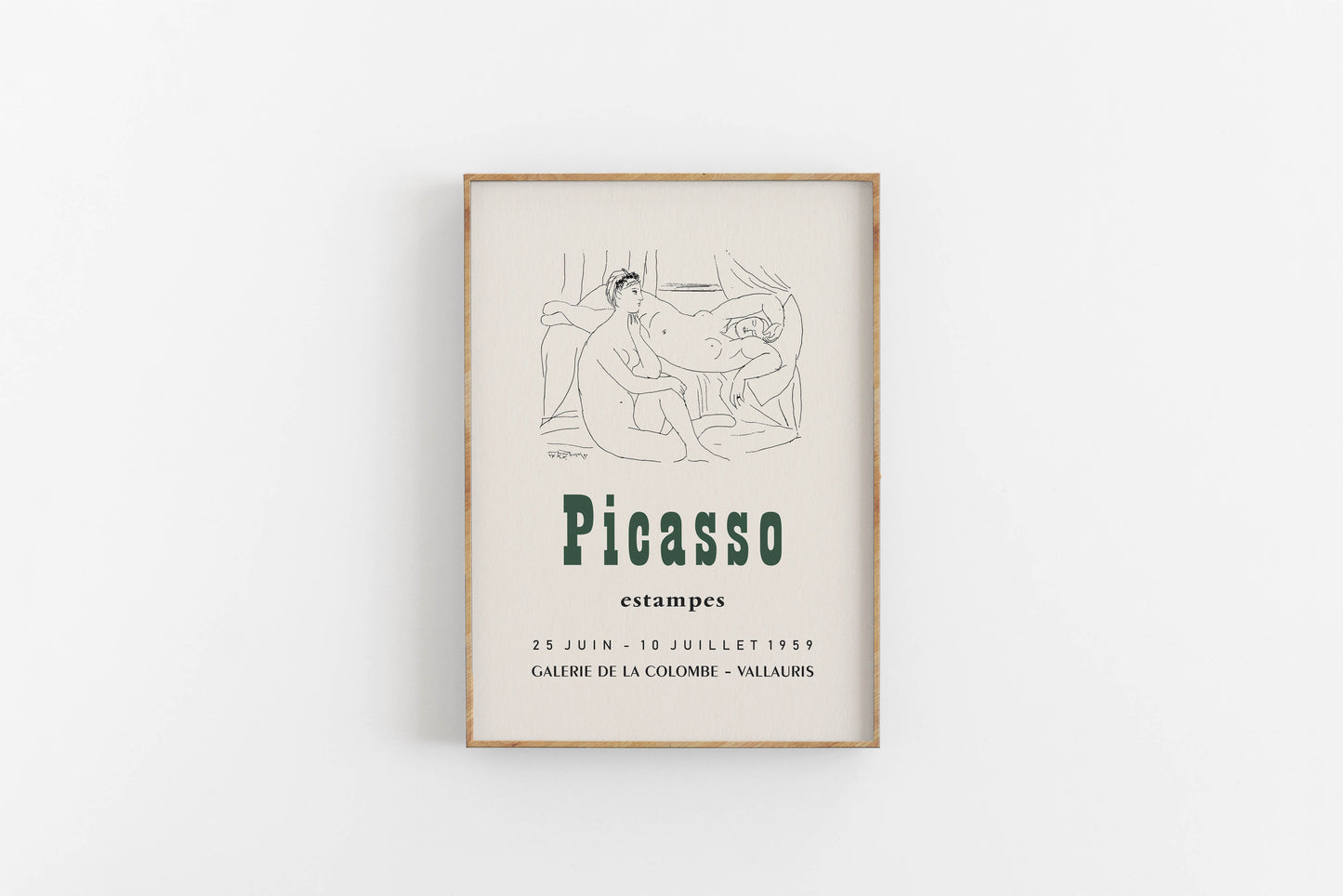 Estampes utställningsaffisch - Picasso