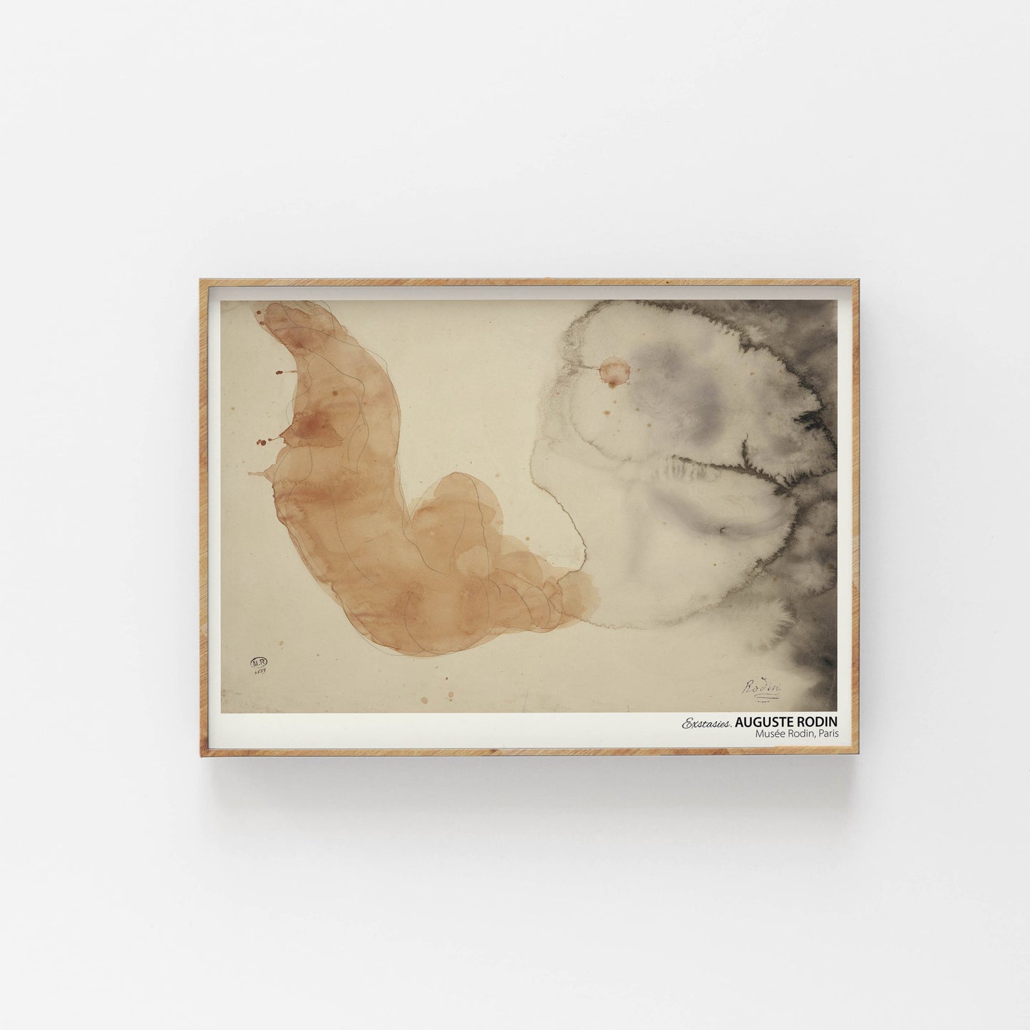 Exstasies Kunstdruck - Auguste Rodin
