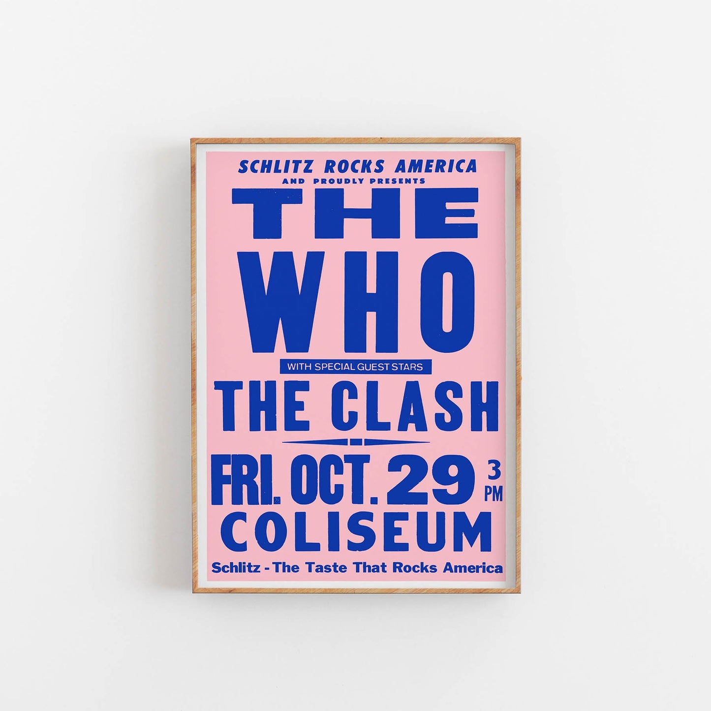 Das Who-Konzertplakat