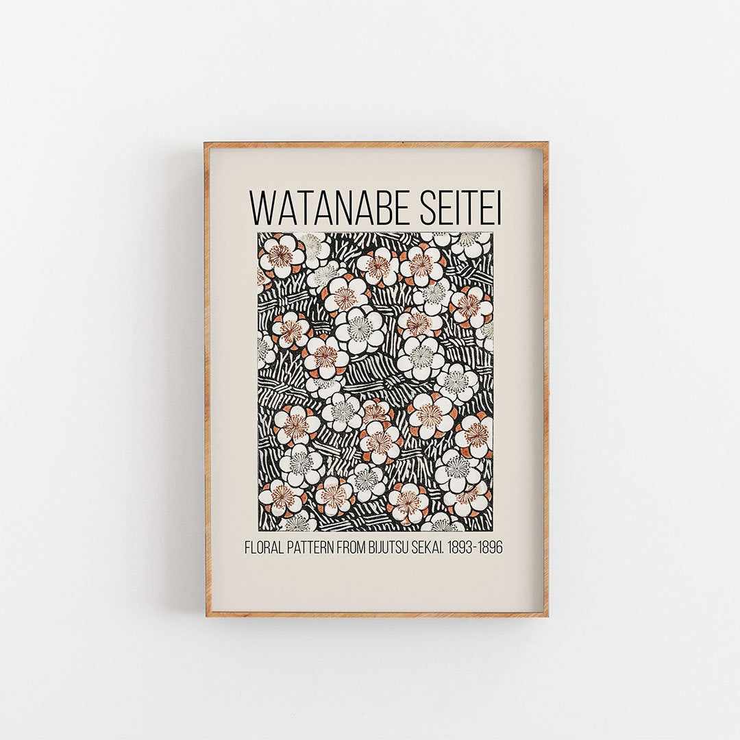 Japaness art print,Kunsttryk, Konsttryck, kunsttrykk, kunstdruck, poster, Japandi, affiche, affisch, Watanabe Seitei