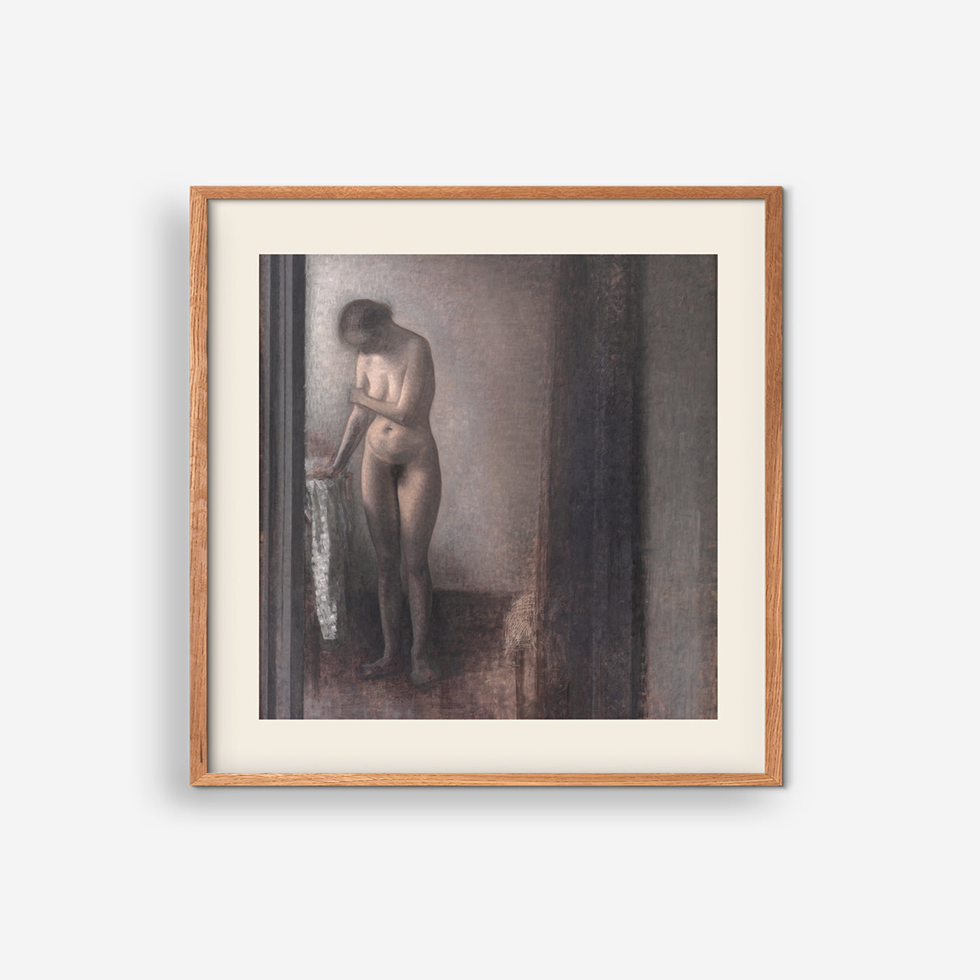 Staaende nøgen Kvinde – Vilhelm Hammershøi