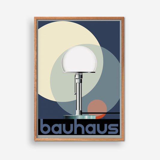 Wagenfeld-lamp print- Bauhaus