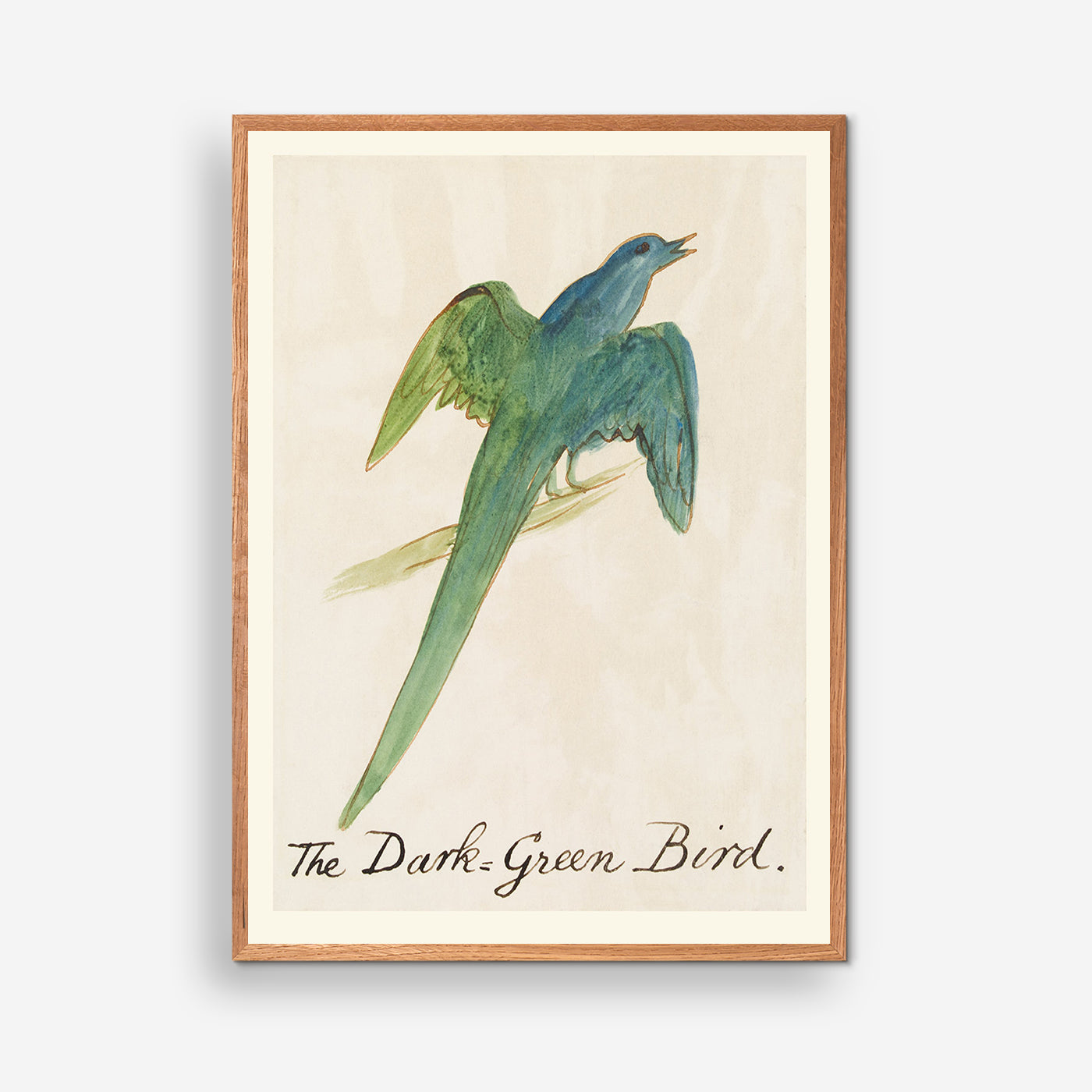 The Dark Green Bird - Edward Lear