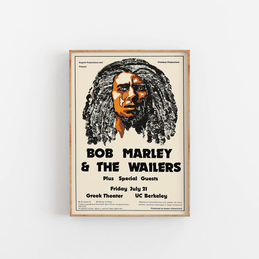 Bob Marley konsertaffisch