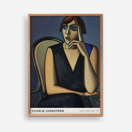Porträt von Tusnelda Sanders 1928 (Groß) – Vilhelm Lundstrøm