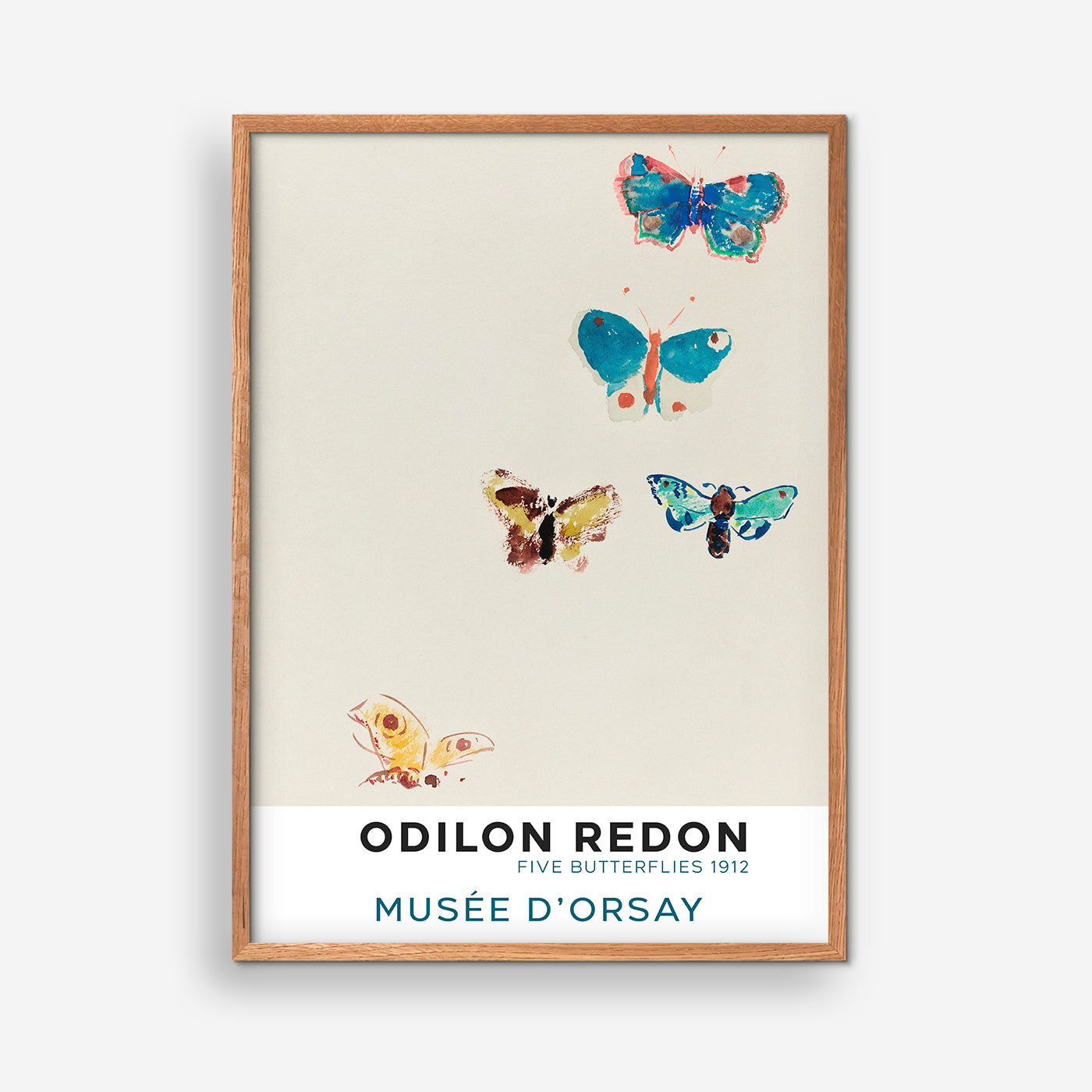Five Butterflies 1912 - Odilon Redon