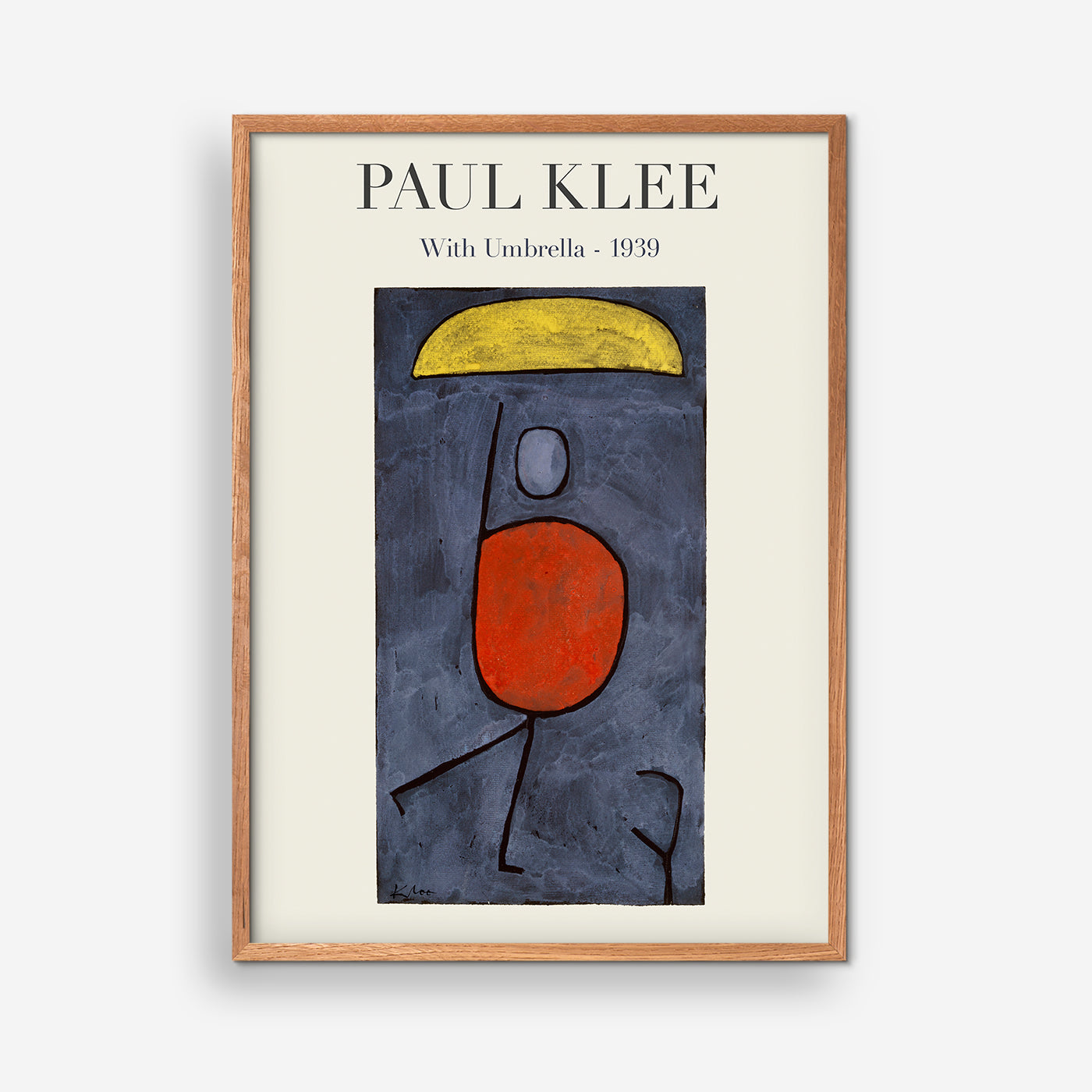 Mit Regenschirm, 1939 - Paul Klee