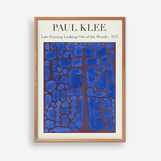 Spätabendlicher Blick aus dem Wald, 1937 – Paul Klee