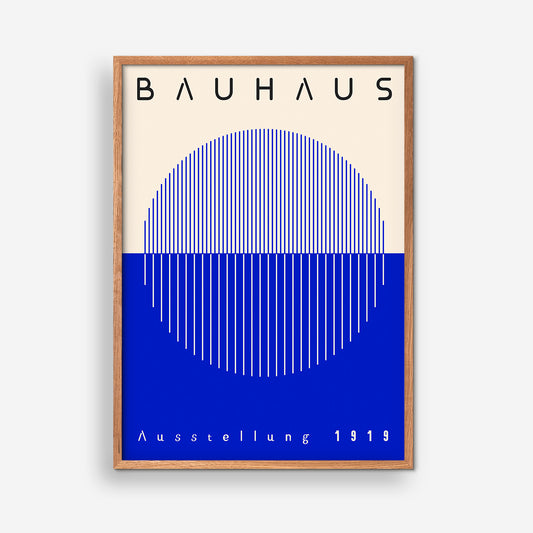 Retro Figur Cirkle, Blå - Bauhaus
