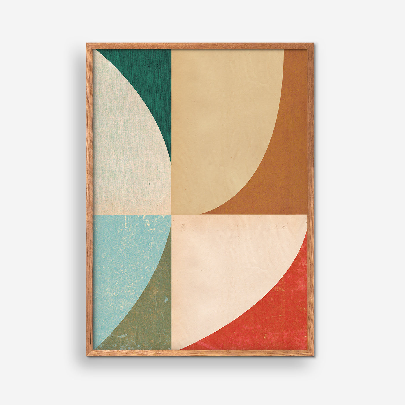 Abstrakta figurer, flera färger - Bauhaus