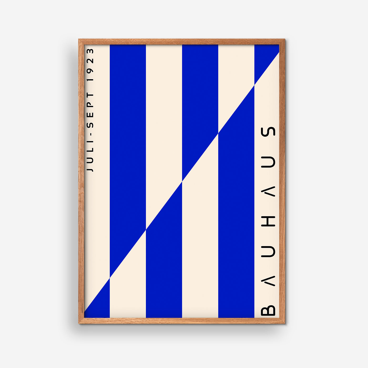 Retro Stripes, Blå - Bauhaus