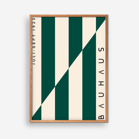 Retro Stripes, Grön - Bauhaus