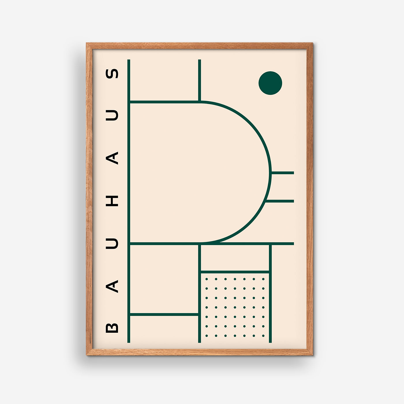 Retro figur, grön - Bauhaus