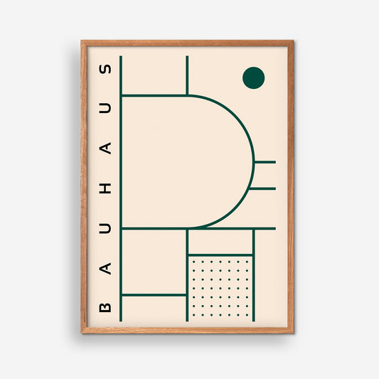 Retro figur, grön - Bauhaus