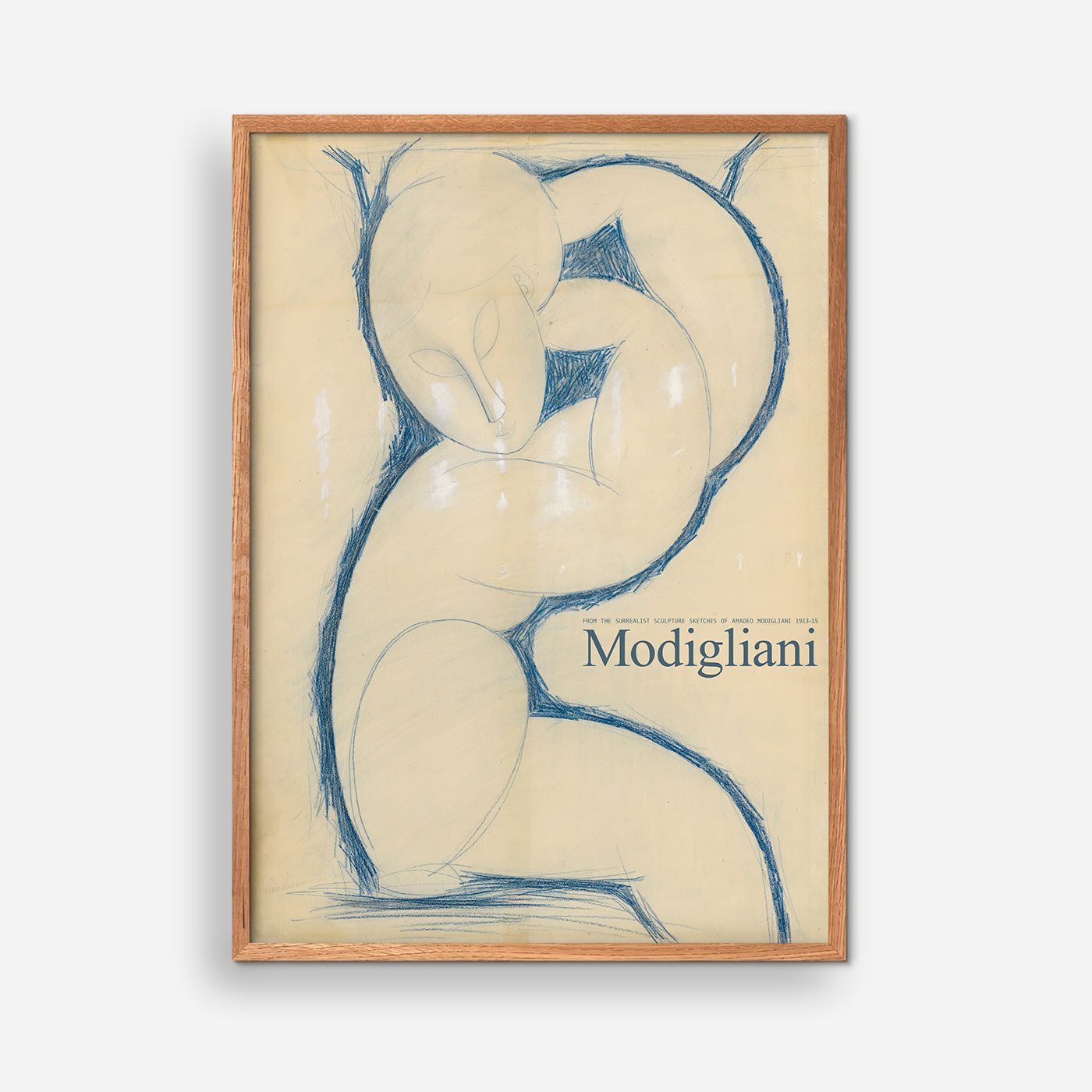Skulpturenskizzen - Modigliani