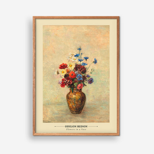 Blommor i en vas - Odilon Redon 