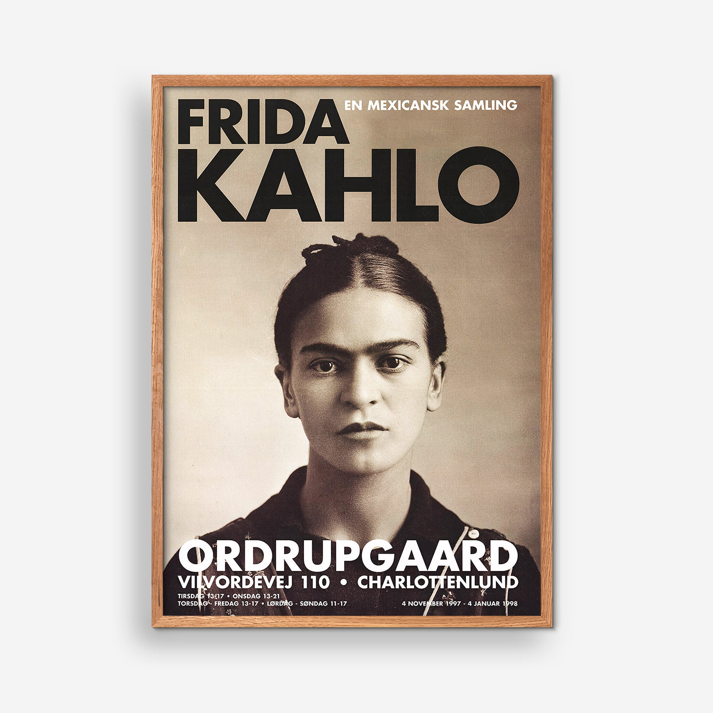 Frida Kahlo utställningsaffisch
