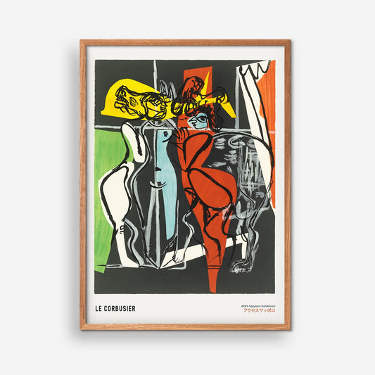 Le Corbusier AS utställningsaffisch 1955