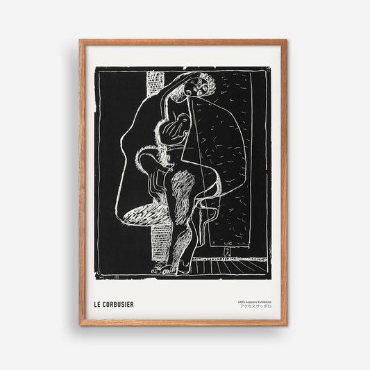Le Corbusier AS utställningsaffisch 1957
