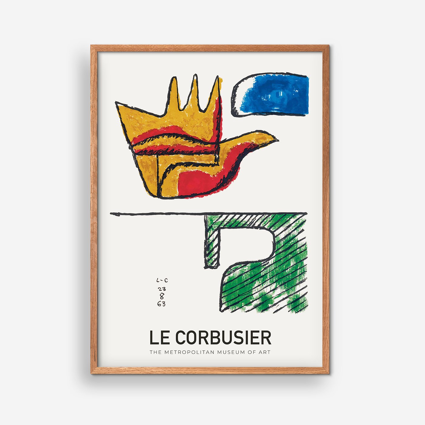 Le Corbusier Exhibition Poster 1963