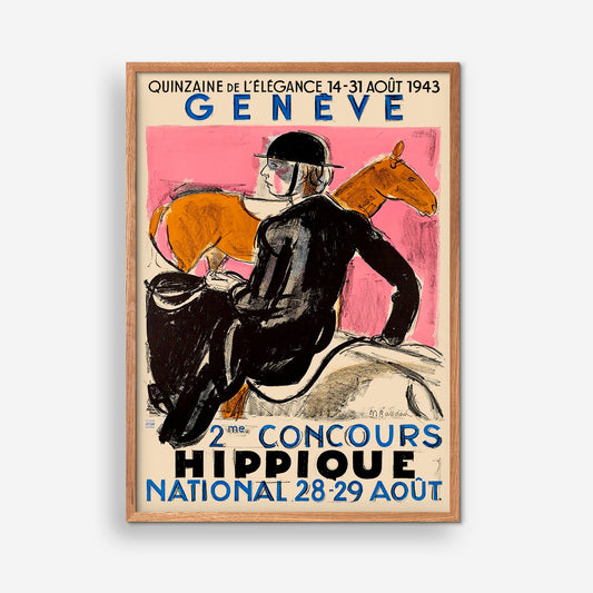 Geneve Hippique Kunstdruck
