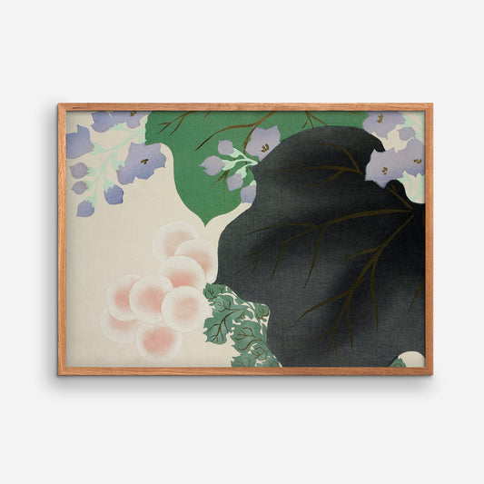 Blommor och blad från Momoyogusa - Kamisaka Sekka